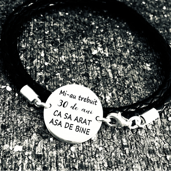 Bratari barbati argint gravate - Personally ME [2]