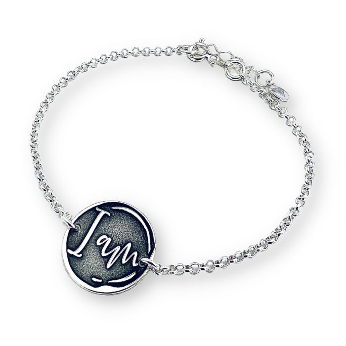Bratara argint personalizata pentru dama - I am [4]