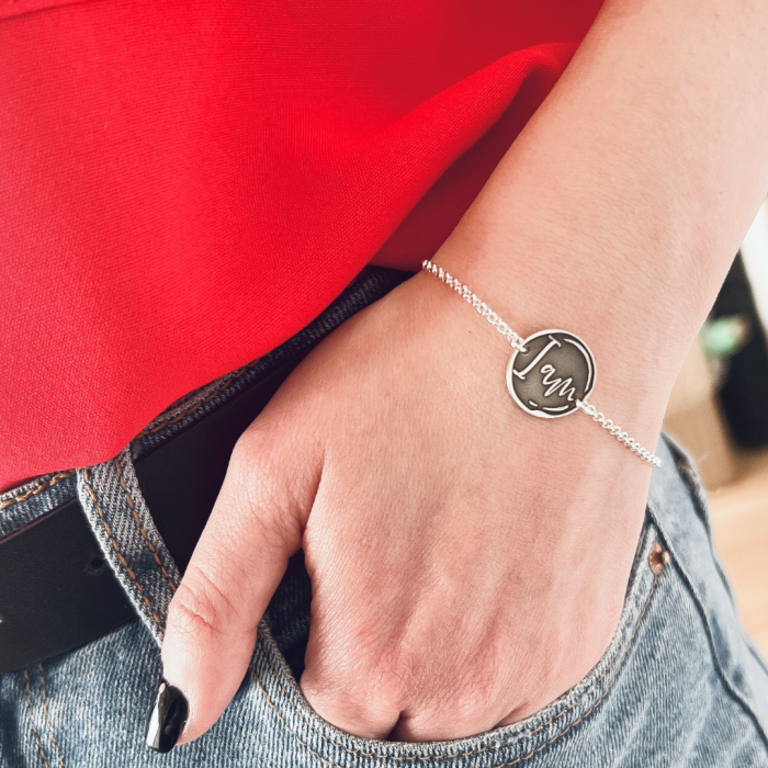 Bratara dama personalizata din argint - I Am [5]