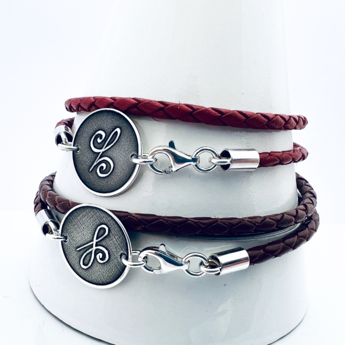 Bratara dama personalizata, din argint - Happiness [5]