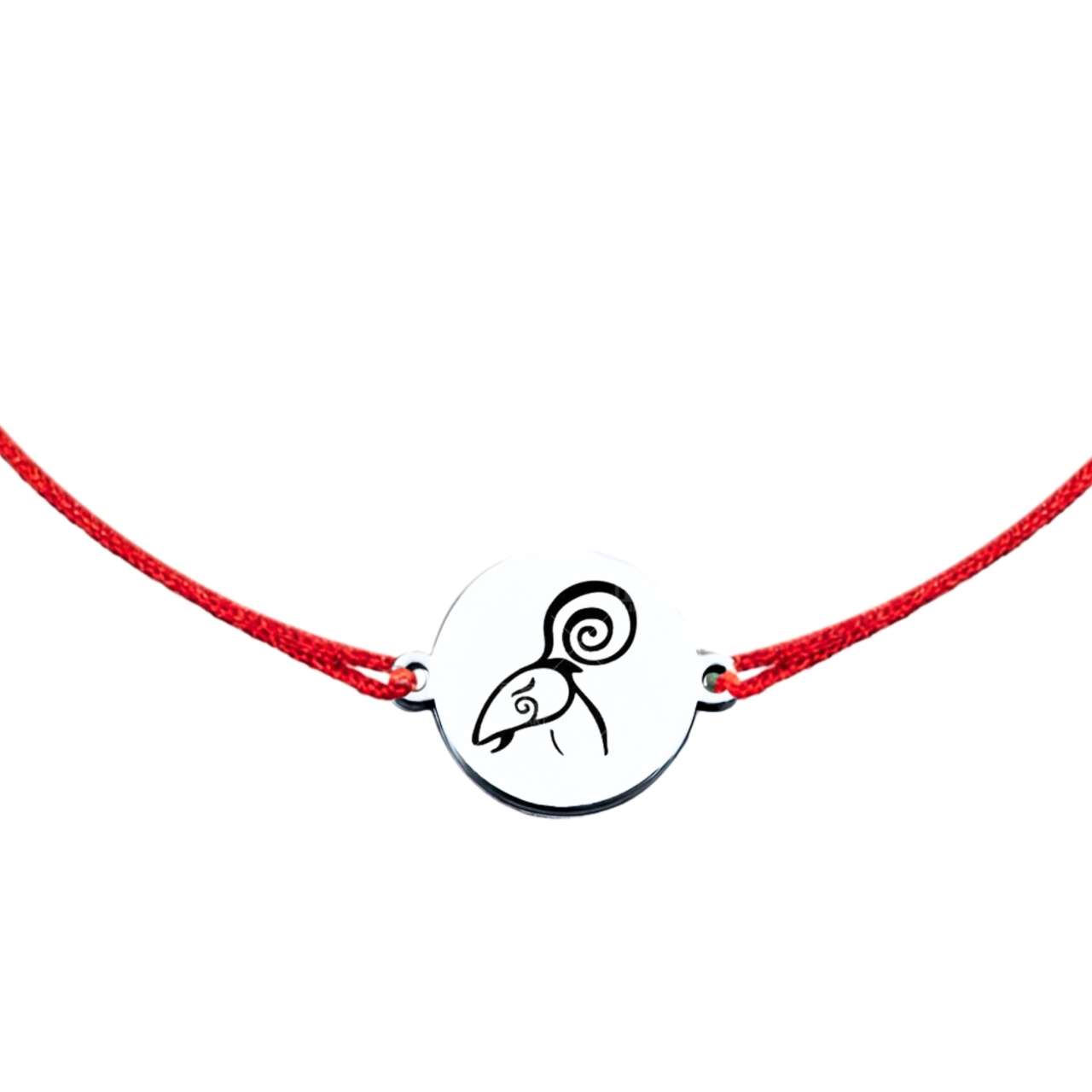 Bratara Zodie cu banut argint si snur reglabil - Zodia Capricorn [2]