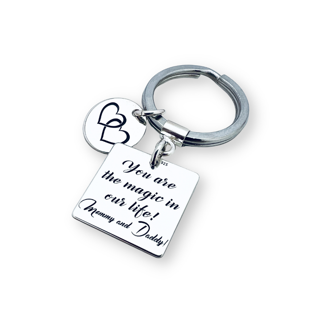 Breloc personalizat argint Un tatic iubit Personally ME [2]