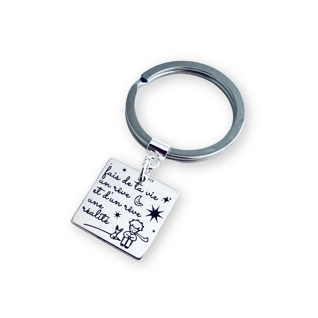 Breloc personalizat din argint Micul Prinț [2]