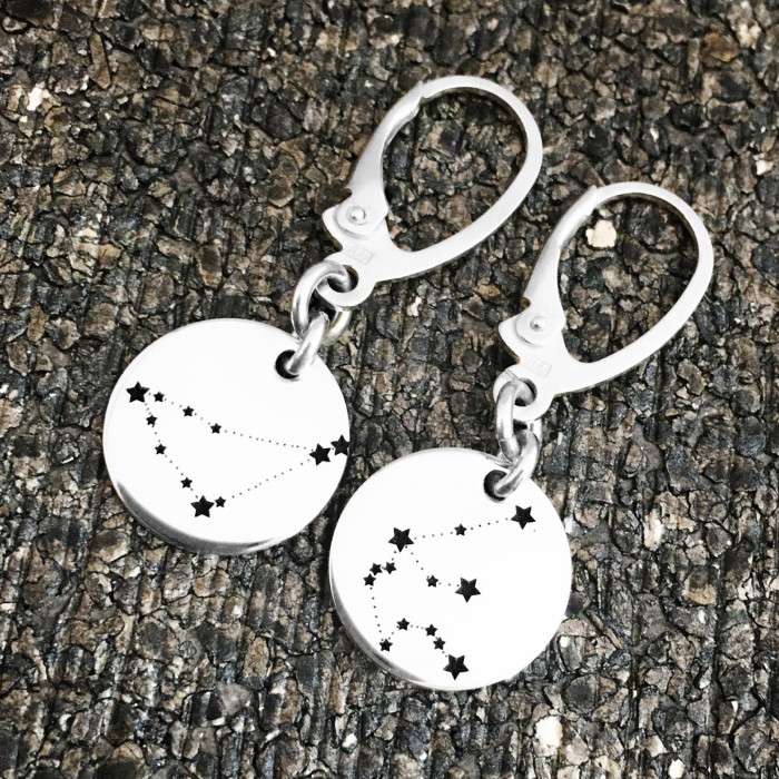 Cercei Constelatii zodii personalizati din argint [2]