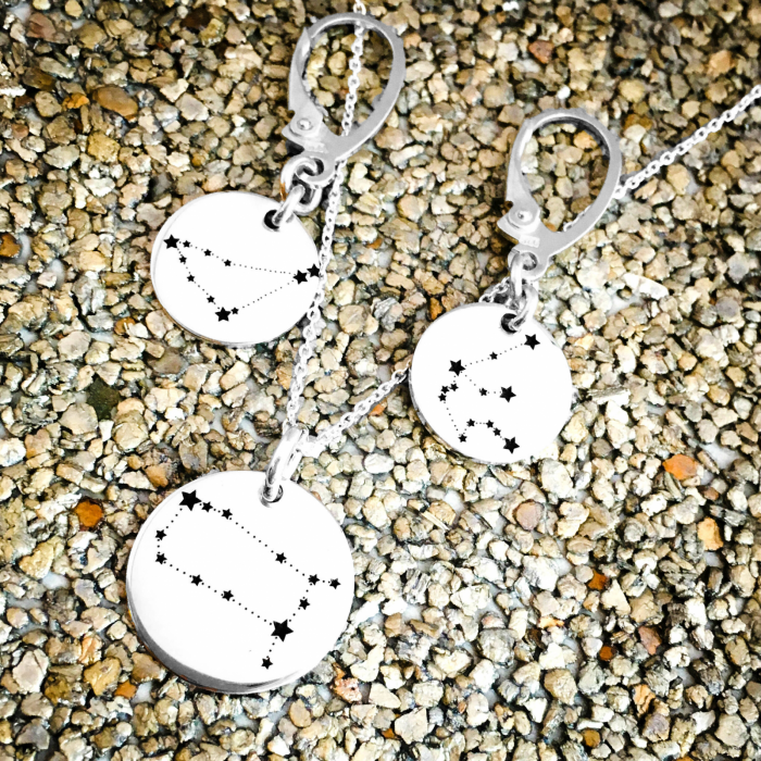 Cercei Constelatii zodii personalizati din argint [3]