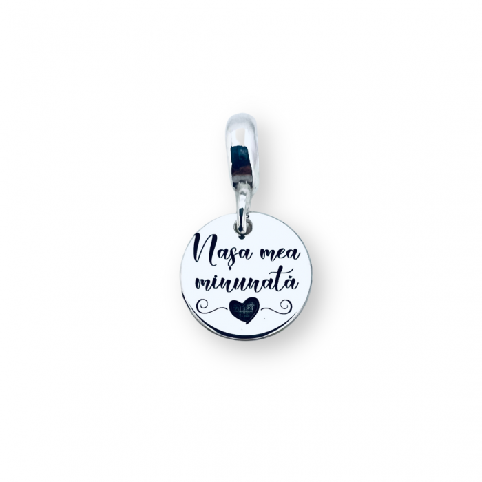 Charm argint personalizat argint bratara cadou nasa Blessed Godmother [2]