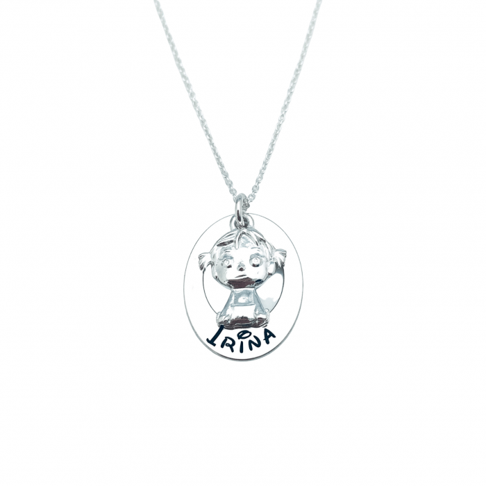 Colier argint Personalizat Charm Fetita sau baietel Personally ME [2]