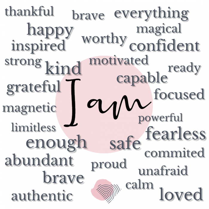 Colier argint gravat snur textil - I Am [5]