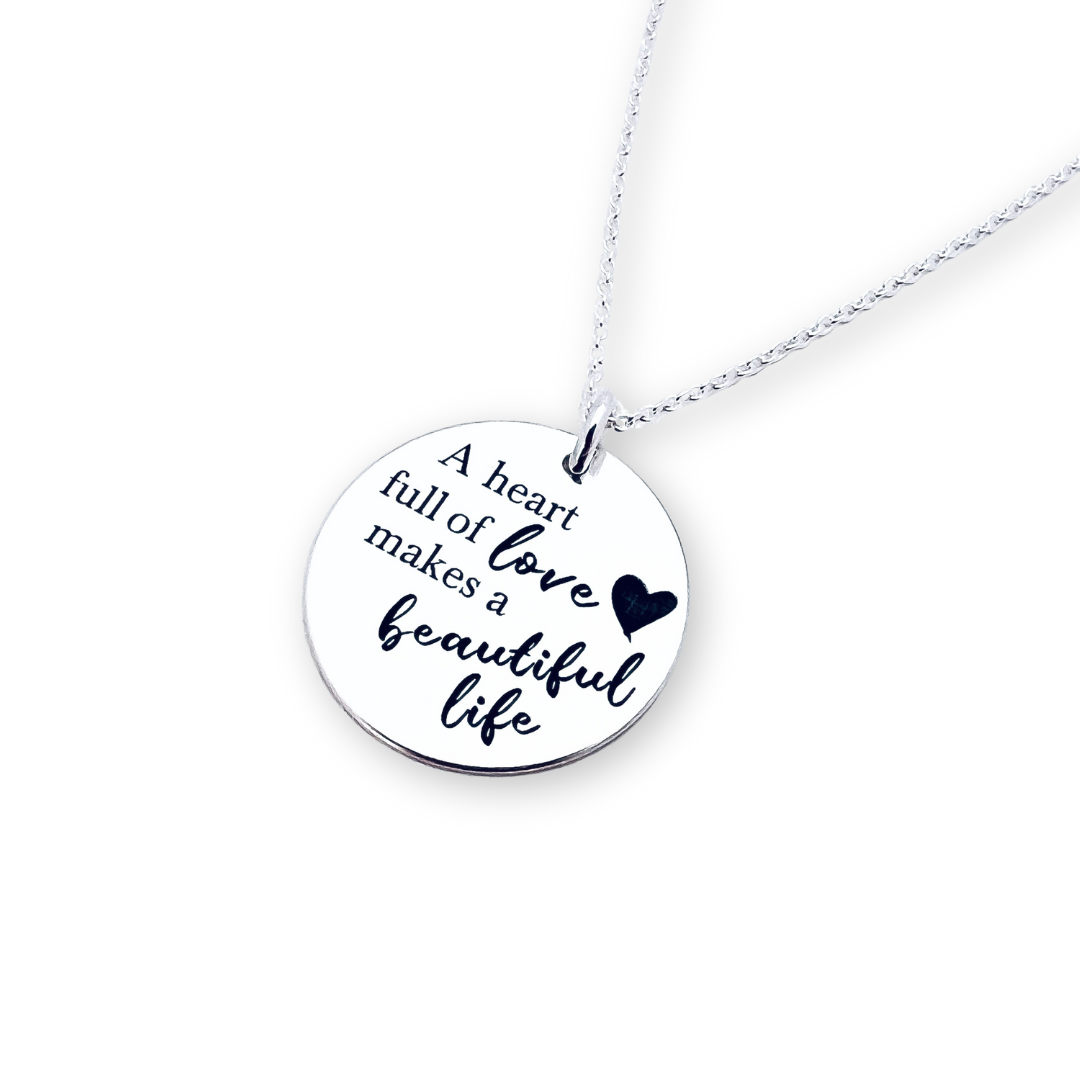 Colier argint personalizat - A Heart full of Love [4]