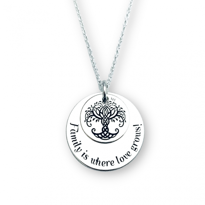 Lantisor argint personalizat Copacul Familiei - Personally ME [2]