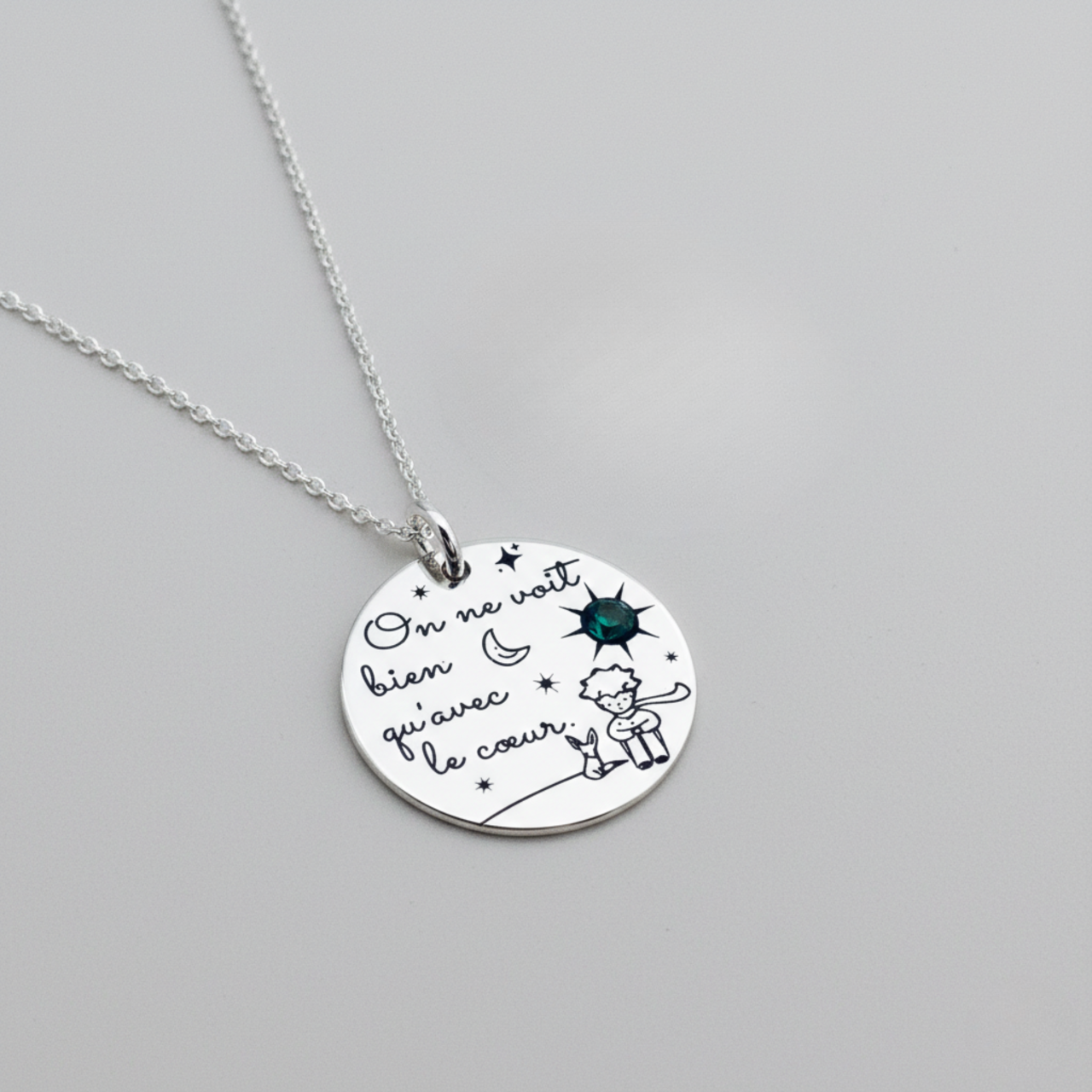 Colier argint personalizat  - Little Prince [3]