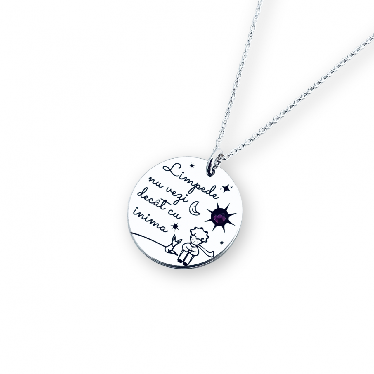 Colier personalizat argint - Micul Print [5]