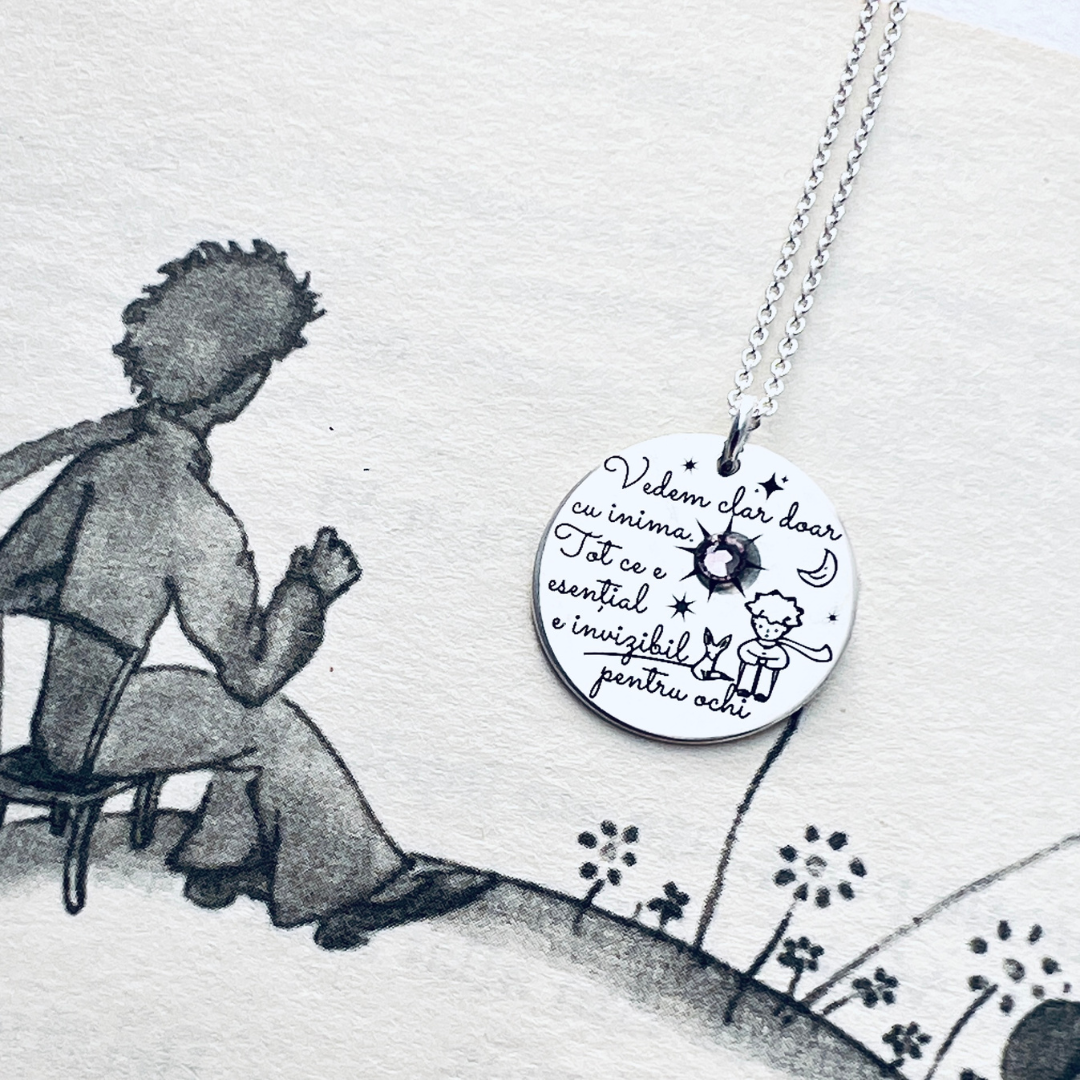 Colier personalizat argint - Micul Print [3]