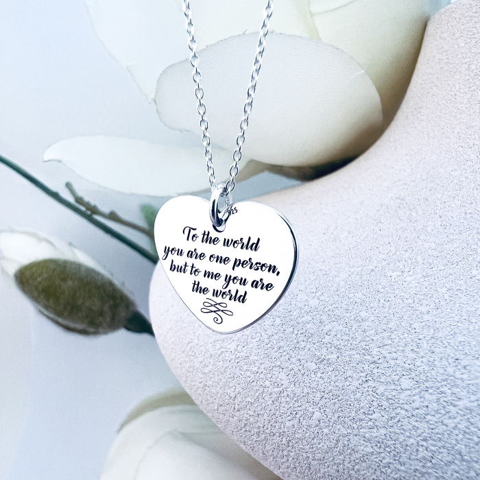 Lantisor Personalizat Argint - Cadou pentru Mama [4]