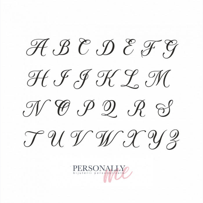 Colier argint personalizat Steluta cu Initiala gravata [4]