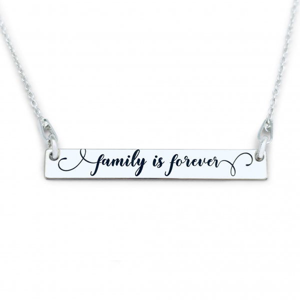 Lantisor argint gravat cu mesaje To The Moon [3]