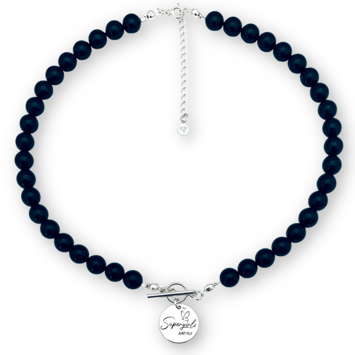 Colier cu perle Swarovski si pandantiv argint - Personally ME [2]