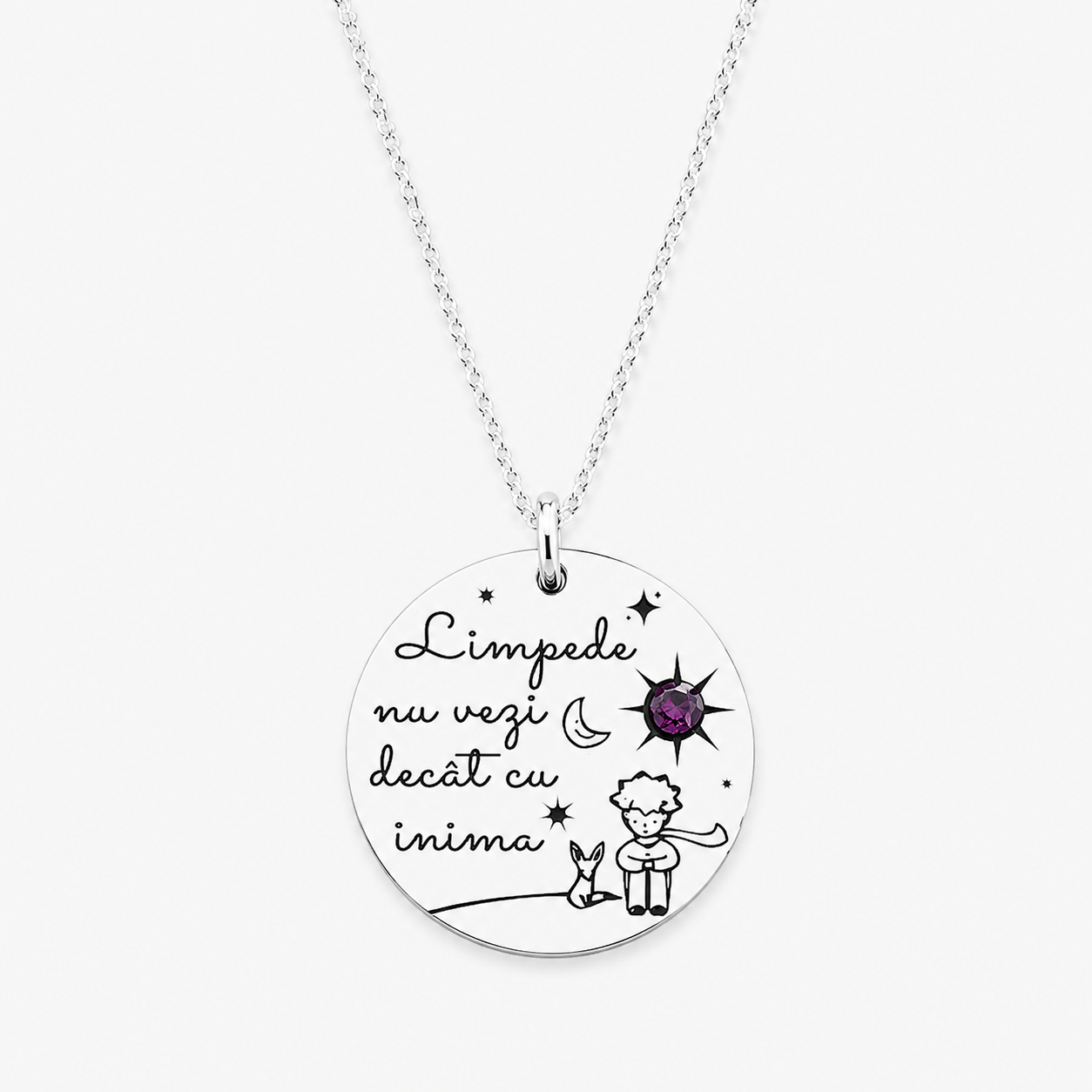 Colier personalizat argint - Micul Print [2]