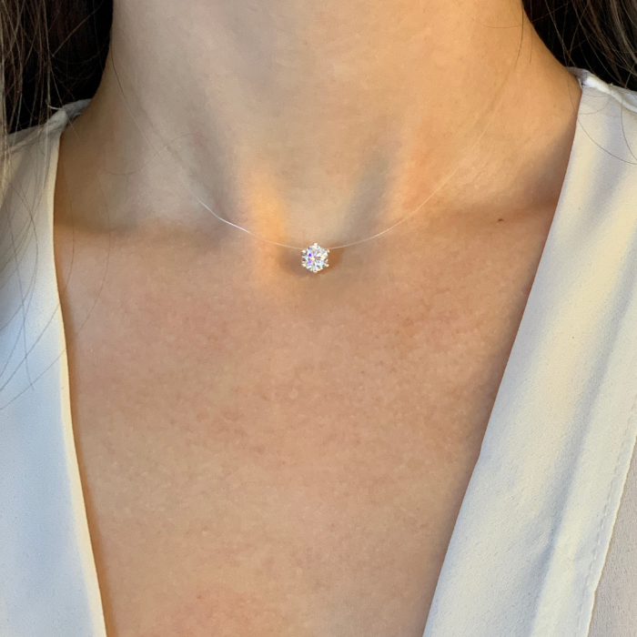 Lantisor silicon cristal zirconiu alb [2]