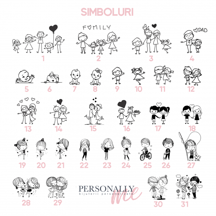 Set bratari personalizate Familie [3]