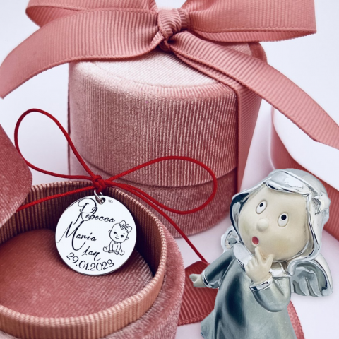 Bijuterii Personalizate - Banut argint mot personalizat