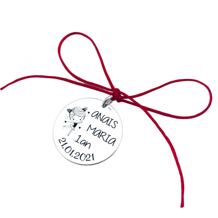 Banuti argint botez / mot personalizati - Banut argint botez si mot personalizat