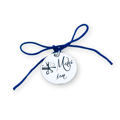 Banut argint pentru mot personalizat cu numele Matei [0]