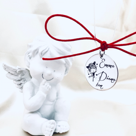 Banuti argint botez / mot personalizati - Banut argint mot personalizat Un an