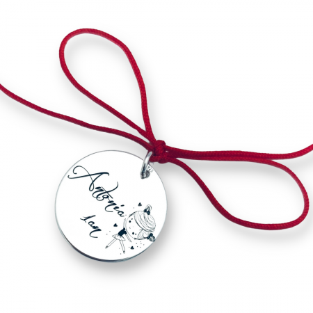 Banut argint mot personalizat Un an [2]