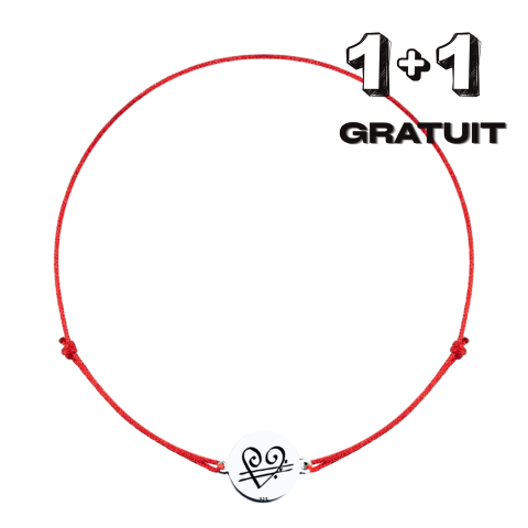 REDUCERI MARI - Bratara argint, banut personalizat snur reglabil - Simbol Unconditional Love