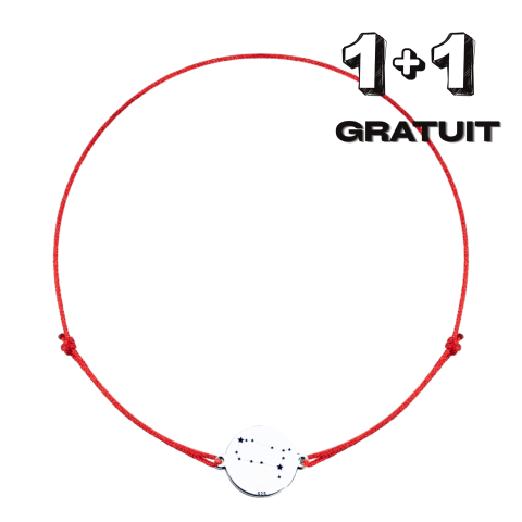 REDUCERI MARI - Bratara argint Constelatii snur reglabil