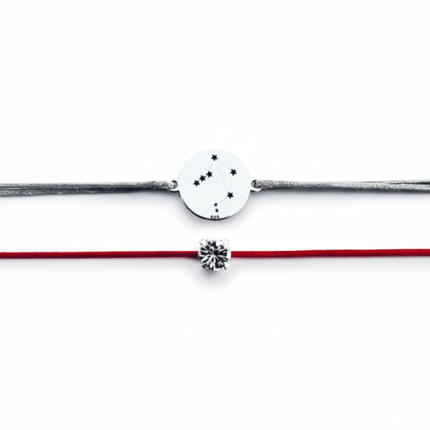 Constelatii si Zodii - Brățară Constelația Balanta + Brățară cu Cristal