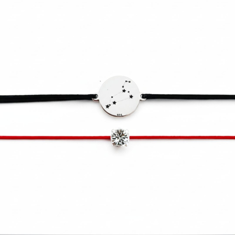 Constelatii si Zodii - Brățară Constelația Leu + Brățară cu Cristal