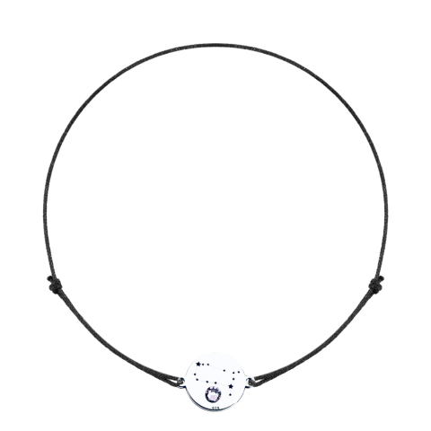 Bratara argint, personalizata snur reglabil Constelatii [3]