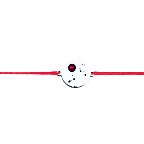 Bratara argint, personalizata snur reglabil Constelatii [2]