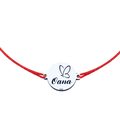 Cadouri sub 150 lei - Bratara Personalizata cu Nume si Fluturas