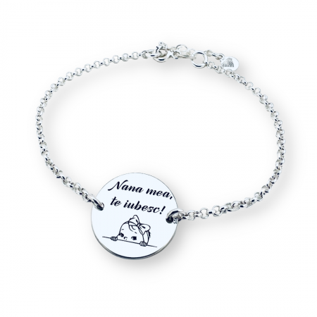 Bratara Cadou Nasa Personalizata din Argint [1]