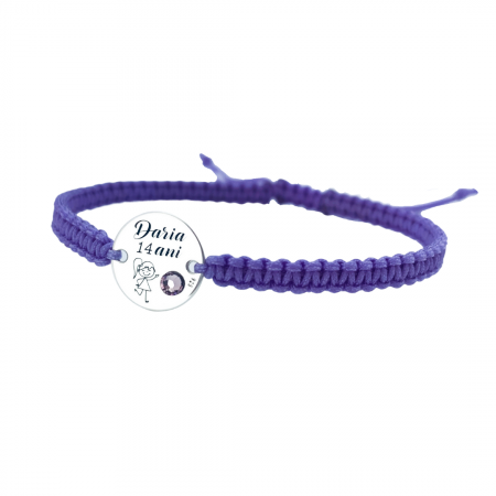 Bratara copii personalizata, snur reglabil Primul Anisor Personally ME [3]