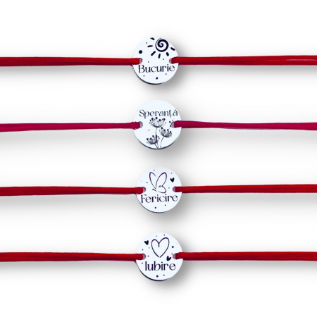 Bratara personalizata argint, snur reglabil Zambeste Iubeste Traieste - Personally ME [2]