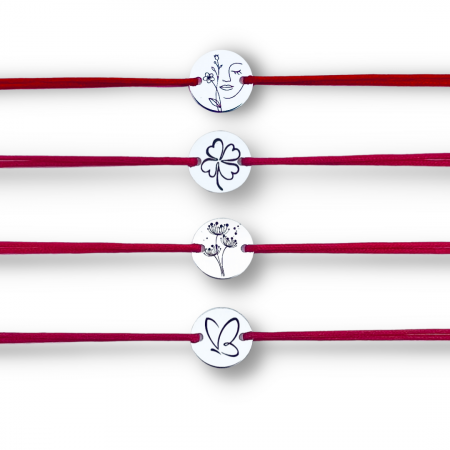 Bratara personalizata argint, snur reglabil Speranta - Personally ME [3]