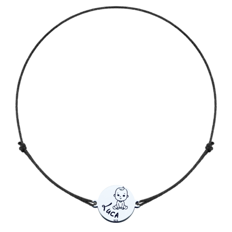 Cadouri sub 150 lei - Bratara Nume si Simbol Bebelus