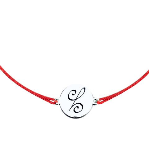 Bratari argint barbati personalizate - Bratara personalizata, banut argint Simbol Happiness