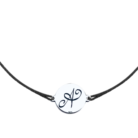 Bijuterii Personalizate - Bratara personalizata, banut argint Simbol Zibu - Harmony