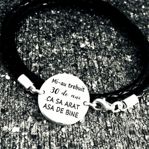 Bratari barbati argint gravate - Personally ME [1]