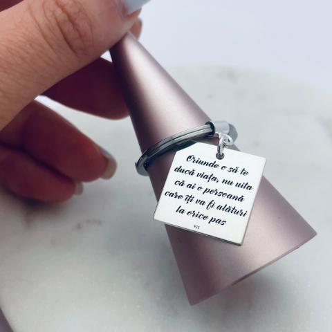Breloc din argint personalizat - Cadou adolescenti [1]