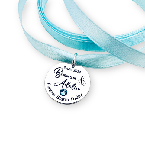 Charm personalizat din argint buchet mireasa  [1]