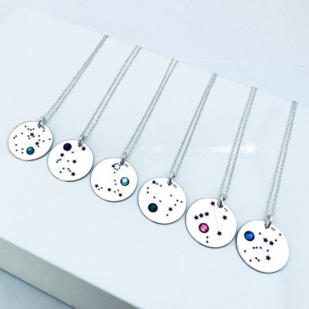 Colier personalizat cu constelatie si cristal Swarovski [2]