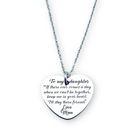 Coliere personalizate - inimioara argint cu Nume si Simbol [1]