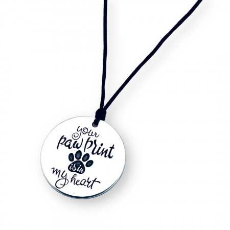 Colier barbati personalizat Paw Print [1]