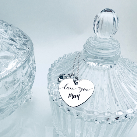 Colier argint gravat inimioara cadou mama - Personally Me [1]